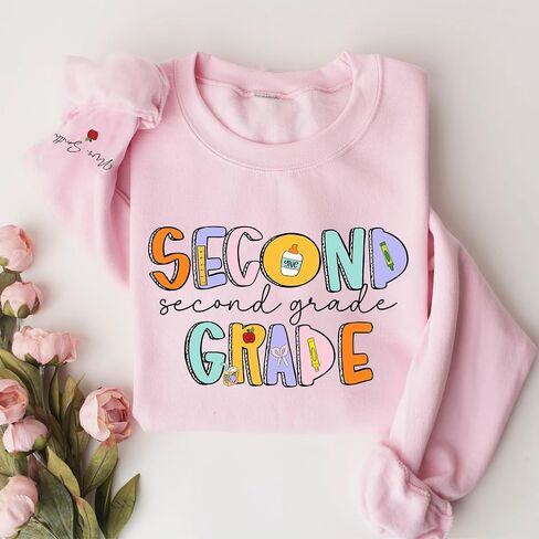 Personalized Teacher Sweatshirt, Custom Last Name Teacher Gift, Back to School Gifts, for school professionals in Saudi Arabia