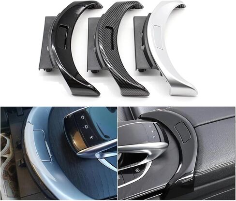 مركزية تخزين القفازات قفاز وحدة التبديل زر التبديل ملائمة لفئة Benz C W205 C300 GLC W253 2056803407 (ألياف الكربون -200 مم) in Saudi Arabia