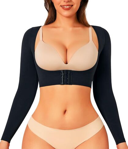 LODAY Arm Compression Sleeve Women Upper Arm Shaper Long Sleeve Shapewear Tops in Kuwait