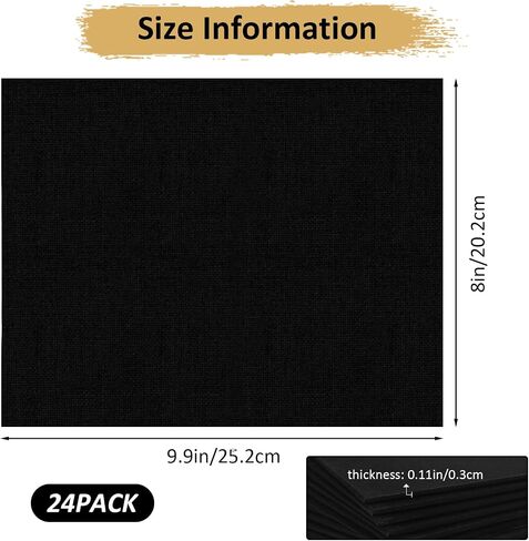 24PCS White Canvas Board 6x6 inch Art Canvas Boards Blank Painting Canvas Bulk 100% Cotton Canvas Panels Paint Canvases for Painting Blank Canvas Boards for Oil & Acrylic Painting in Kuwait