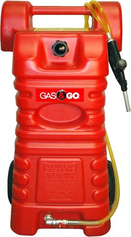 Gas & Go GG-25PFC 25-Gallon Poly Fuel Cart UN/DOT Approved. 8 foot long dispensing hose with spring loaded dispensing nozzle in Saudi Arabia