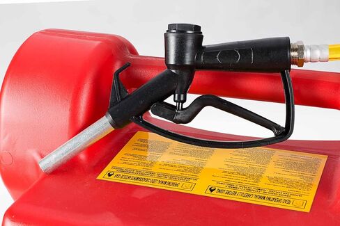 Gas & Go GG-25PFC 25-Gallon Poly Fuel Cart UN/DOT Approved. 8 foot long dispensing hose with spring loaded dispensing nozzle in Saudi Arabia