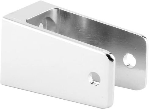 Sentry Supply 656-9282 One Ear Wall Bracket for 3/4 In. Thick Panels, Zinc Alloy, Chrome Finish (Single Pack) in Saudi Arabia