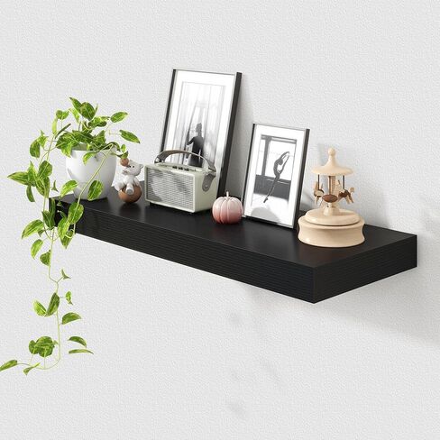 3Tier Grey Wall Shelves for Bathroom, 24 Inch Bathroom Floating Shelves Over Toilet, Industrial Pipe Shelves Wall Mounted, Rustic Floating Shelves for Wall - Grey in Saudi Arabia