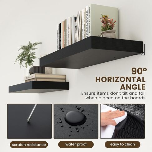 3Tier Grey Wall Shelves for Bathroom, 24 Inch Bathroom Floating Shelves Over Toilet, Industrial Pipe Shelves Wall Mounted, Rustic Floating Shelves for Wall - Grey in Saudi Arabia
