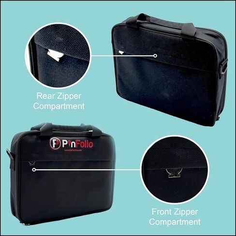PinFolio Pro Pin Display Bag, Large Sports & Disney Pin Book Designed for Storage & Easy Trading Up to 1,000 1-Inch Enamel Pins (Blue) in Saudi Arabia