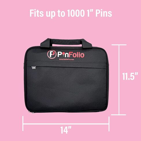 PinFolio Pro Pin Display Bag, Large Sports & Disney Pin Book Designed for Storage & Easy Trading Up to 1,000 1-Inch Enamel Pins (Blue) in Saudi Arabia