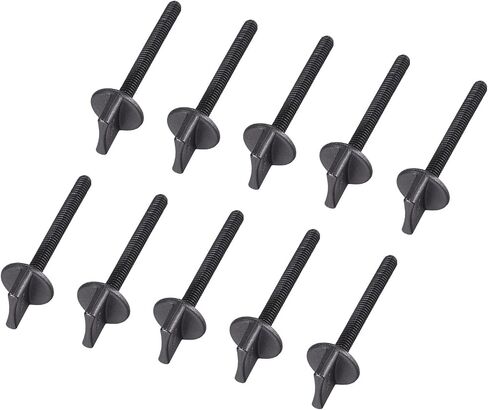 DMiotech 10 Pack M4x12mm Thumb Screws Bolts Hand Driven Spade Nylon Screw Metric Thread for RC Model RC Aircraft in Saudi Arabia