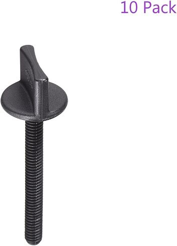 DMiotech 10 Pack M4x12mm Thumb Screws Bolts Hand Driven Spade Nylon Screw Metric Thread for RC Model RC Aircraft in Saudi Arabia