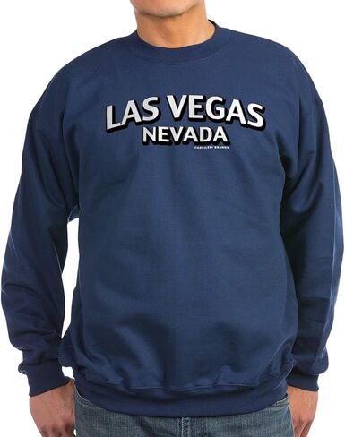 Cafepress Las Vegas Nevada Sweatshirt (Dark) Classic Crew Neck Sweatshirt in Kuwait