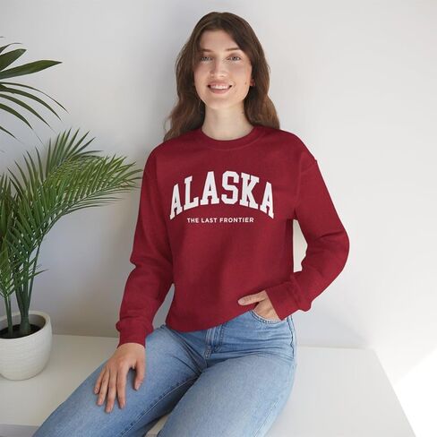 Alaska Adult Unisex Crewneck Sweatshirt in Kuwait
