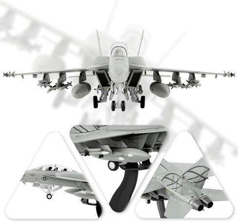 HANGHANG 1:72 Military Model Plane F/A-18F Super Hornet Alloy Fighter Plane Model,Model Airplane for Collection and Gift in Kuwait