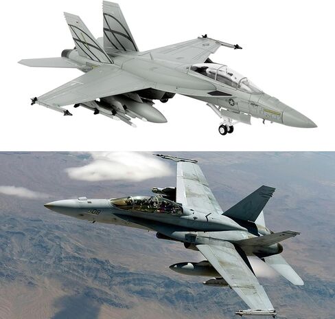 HANGHANG 1:72 Military Model Plane F/A-18F Super Hornet Alloy Fighter Plane Model,Model Airplane for Collection and Gift in Kuwait