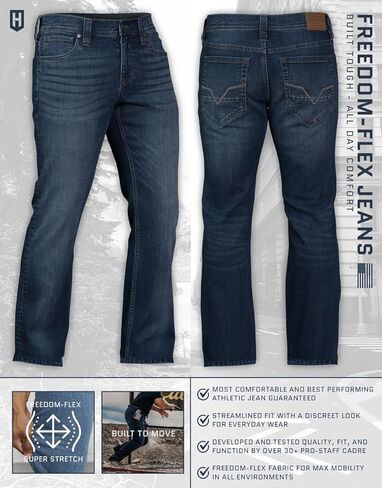 Howitzer Freedom Parachute Men's Denim Jeans in Saudi Arabia