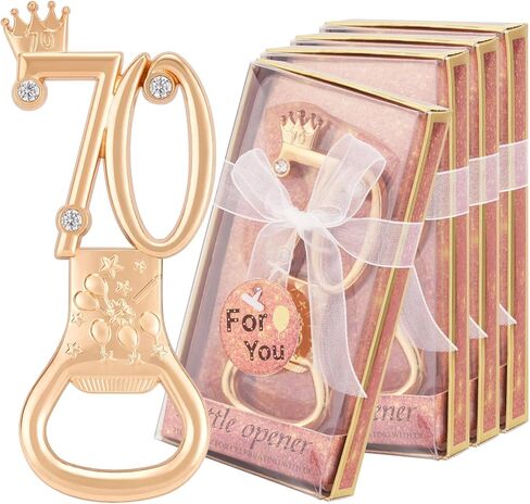 12 Packs 50th Bottle Opener, Gifts for 50th Birthday Party Favors, 50th Wedding Anniversary Party Return, Gifts or Souvenirs for Guests, Theme Party Decorations in Kuwait