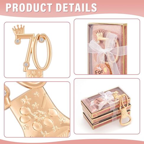 12 Packs 50th Bottle Opener, Gifts for 50th Birthday Party Favors, 50th Wedding Anniversary Party Return, Gifts or Souvenirs for Guests, Theme Party Decorations in Kuwait