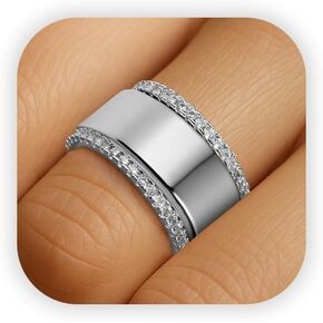 2 حلقات تكديس حزمة لخاتم Oura Gen 4/Gen 3 ، Silver/14K الذهب المطلي باللونين الأبيض الزركوني الملون الزركونيا أورا رنين ، حلقة تكديس رقيقة للنساء ، حلقات ذكية ملحقات الحلقات الذكية in Kuwait