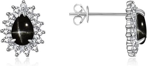 Rylos Women's Sterling Silver Birthstone Set: Ring, Earring & Pendant Necklace. Gemstone & Diamonds, Pear Tear Drop Shape 6X4MM Birthstone. Perfectly Matching Friendship Jewelry. Sizes 5-10. in Kuwait
