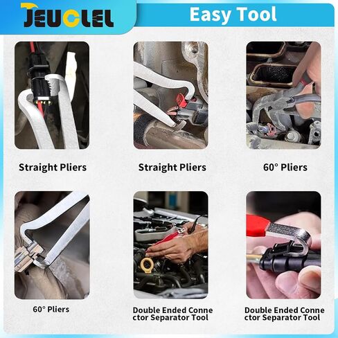 Automotive Electrical Terminal Connector Separator Removal Tool Remover, Electrical Connector Separator Tool Universal for Most Vehicles in Kuwait