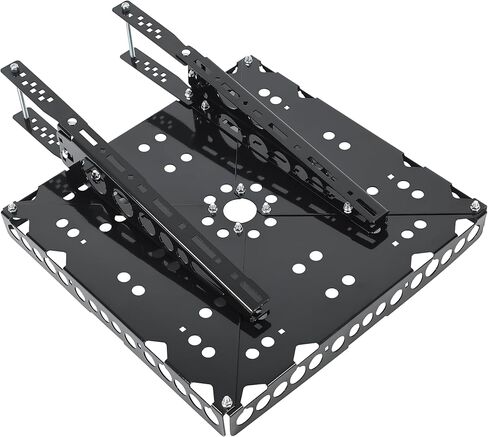KUAFU RV Cargo Carrier Universal for RVs Campers Trailers Tray Generator Rear Bumper Cargo Luggage Basket Rack (Black) in Saudi Arabia