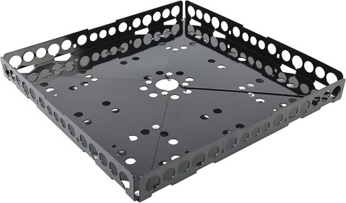 KUAFU RV Cargo Carrier Universal for RVs Campers Trailers Tray Generator Rear Bumper Cargo Luggage Basket Rack (Black) in Saudi Arabia