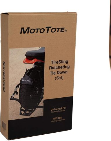 Mototote Tiresling Resceting Tie Down (1940 رطلاً. الحد الأقصى للكسر) - نظام مبتكر ، حزام لإطارات الدراجات النارية in Saudi Arabia
