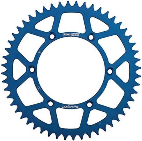 Supersprox Blue Aluminum Sprocket, 52T, Chain Size 520, Ral-245-52-Blu in Saudi Arabia