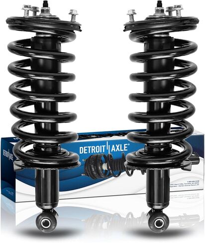 Detroit Axle - 4WD 2 الدعامات الأمامية لنيسان Titan Pathfinder Armada Infiniti QX56 دعامات كاملة مع Coil Springs استبدال سريع تثبيت صدمة جاهزة in Saudi Arabia