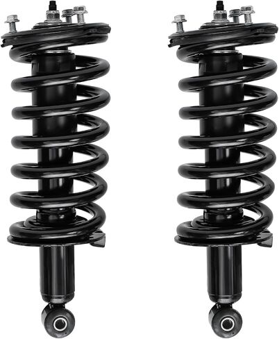 Detroit Axle - 4WD 2 الدعامات الأمامية لنيسان Titan Pathfinder Armada Infiniti QX56 دعامات كاملة مع Coil Springs استبدال سريع تثبيت صدمة جاهزة in Saudi Arabia