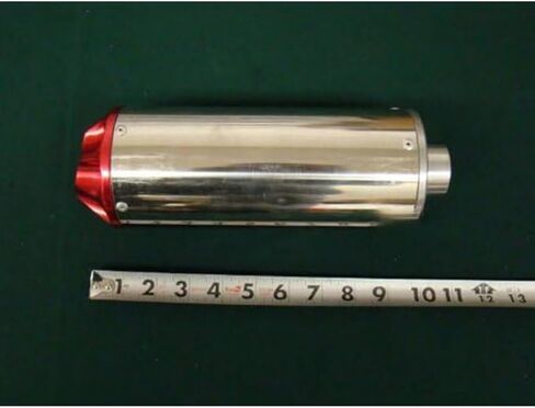 NEWANIME(R) HIGH PERFORMANCE EXHAUST MUFFLER PIPE LIFAN 90CC 125CC 140CC SDG SSR 107 109 125 RED TIP in Kuwait