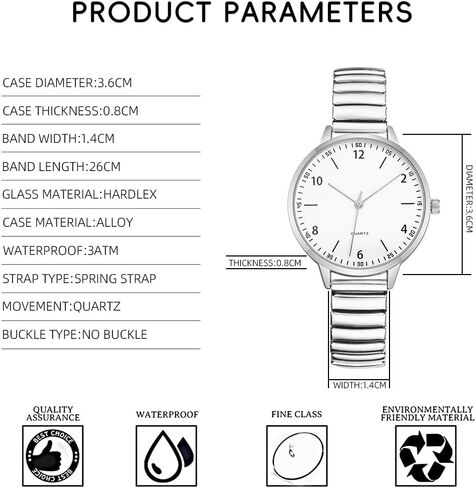 Laimai Women's Quartz Wrist Waste Watch Lawnes Lates Life Life Waterproof Ladies Easy Read Watch Watch in Saudi Arabia