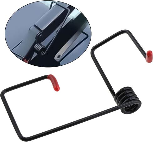 ECSiNG 6Pcs Car Windshield Wiper Arm Pressure Spring Booster Wiper Assist Spring Metal Compatible with VW Compatible with Ford Black in Saudi Arabia