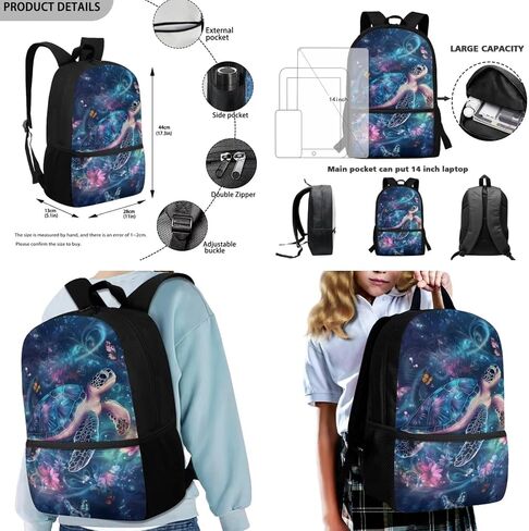 GIFTPUZZ Gaming Backpack Boys Set - Large Capacity School Backpack with Lunch Box & Pencil Case - Cool Travel Gamer Bag for Kids with Fun Keychain in Saudi Arabia