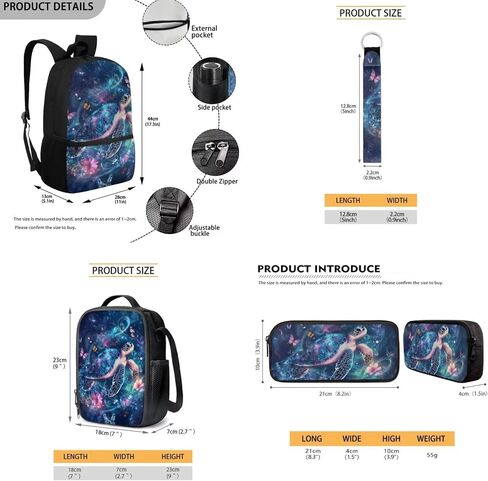 GIFTPUZZ Gaming Backpack Boys Set - Large Capacity School Backpack with Lunch Box & Pencil Case - Cool Travel Gamer Bag for Kids with Fun Keychain in Saudi Arabia