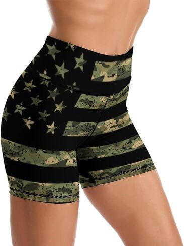 Yoga Shorts High Waisted Tummy Control Biker Shorts for Womens Athletic Running Workout Gym Tennis Shorts in Saudi Arabia