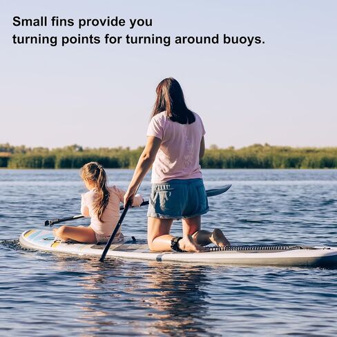 Paddle Board Fins Replacement Set of 3 (1pcs 9" & 2pcs 5"), New Material, More Durable and Non-Breaking, Detachable Quick Release Paddleboard Fin for Most ISUP, Inflatable Paddleboard in Saudi Arabia