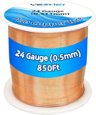 8 Gauge Soft Soild Copper Wire, 21 ft 1LB, 99.9% Pure for Electroculture Gardening, Jewelry Making, Beading, Science Projects (8GA) in Saudi Arabia