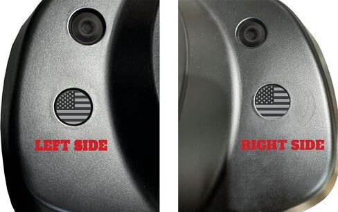 Black & Grey American flag 2024 + and Newer fairing mirror hole plugs Compatible With Harley Davidson Street Glide FLHX ape hanger upgrade. WILL NOT FIT 2023 and older STD models. in Saudi Arabia