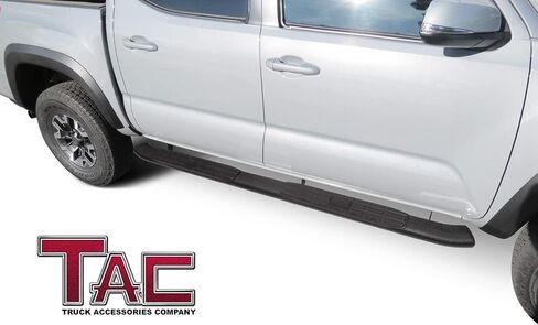 TAC Side Steps Running Boards Fit 2005-2023 Toyota Tacoma Double Cab Truck Pickup 4.25" Texture Black Side Bars Nerf Bars Off Road Accessories (2pcs) in Saudi Arabia