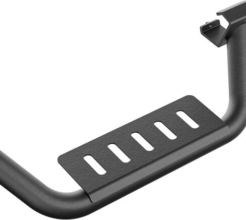 Bronco Running Boards SPOARS STEPSENTERS مع 2021 2022 2023 2024 Ford Bronco 4 مع القضبان الصخرية ، ألواح الخطوة الجانبية الصلب القابلة للإزالة (4 عبوات ، مسحوق أسود مغلف) in Saudi Arabia