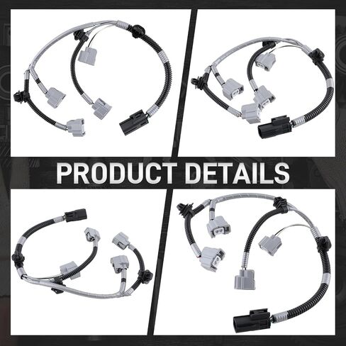 89615-20090 89615-06010 Knock Sensor Harness مع 4pcs محرك مستشعر الضرب المتوافق مع Toyota Tundra 5.7 2007-2021 متوافق مع Sequoia 5.7 2008-2022 82219-0C020 8961520090 822190C0C0C02022 in Saudi Arabia