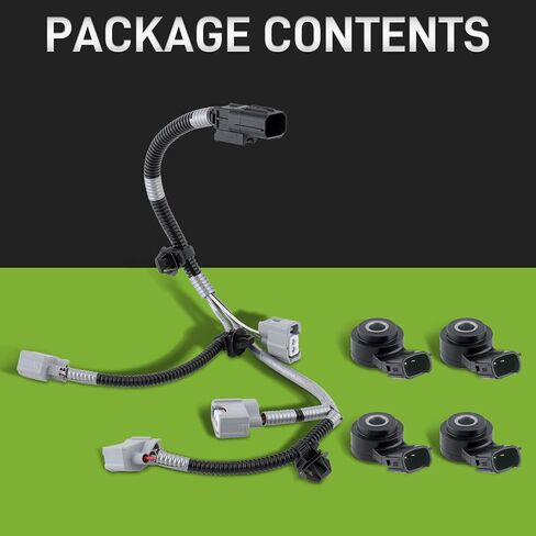 89615-20090 89615-06010 Knock Sensor Harness مع 4pcs محرك مستشعر الضرب المتوافق مع Toyota Tundra 5.7 2007-2021 متوافق مع Sequoia 5.7 2008-2022 82219-0C020 8961520090 822190C0C0C02022 in Saudi Arabia