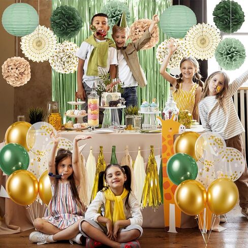 Sage Green and Gold Party Decorations ، 54pcs Kit Party Party Decor in Kuwait