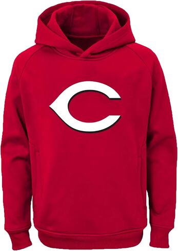 MLB Youth 8-20 Polyester Performance Primary Logo Pullover Sweatshirt Hoodie & T-Shirt 2 Pack Set (10-12, Milwaukee Brewers) in Saudi Arabia