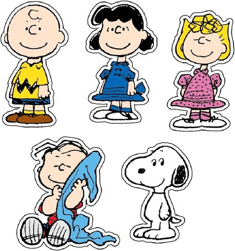 Crocs Jibbitz Charlie Brown & Snoopy Peanuts Shoe Charms, Peanuts, 5-Pack in Saudi Arabia