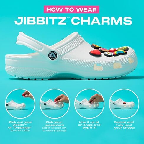 Crocs Jibbitz Charlie Brown & Snoopy Peanuts Shoe Charms, Peanuts, 5-Pack in Saudi Arabia