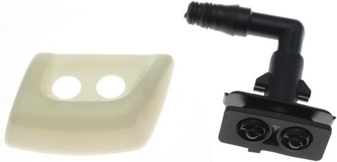 for Land for Rover Range for Rover L322 2006 2007 2008 2009 Front Bumper Headlight Head Lamp Wiper Washer Jet Sprayer DNJ500160 DNJ50017 a(Black-Right) in Kuwait