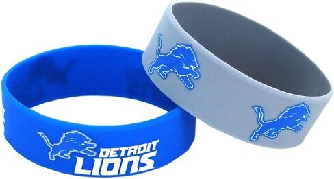 aminco NFL unisex-adult Silicone Wide Bracelet, 2-Pack in Saudi Arabia