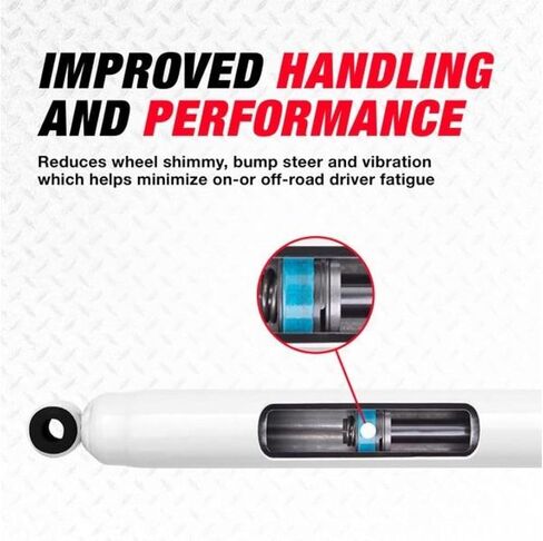 RS5000 Single Steering Stabilizer fits 1997 2006 Wrangler & TJ 4WD with OEM Steering Stabilizer Mounts - Includes TrendsAuto Decal in Saudi Arabia