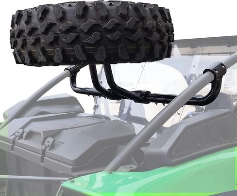 حامل حامل الإطارات الإطارات SAUTVS لـ Teryx KRX 1000 ، يناسب ما يصل إلى 37 بوصة من الصلب الإطارات ذات الإطارات الاحتياطية المغلفة على Kawasaki Teryx KRX 1000 2020-2025 الملحقات in Kuwait